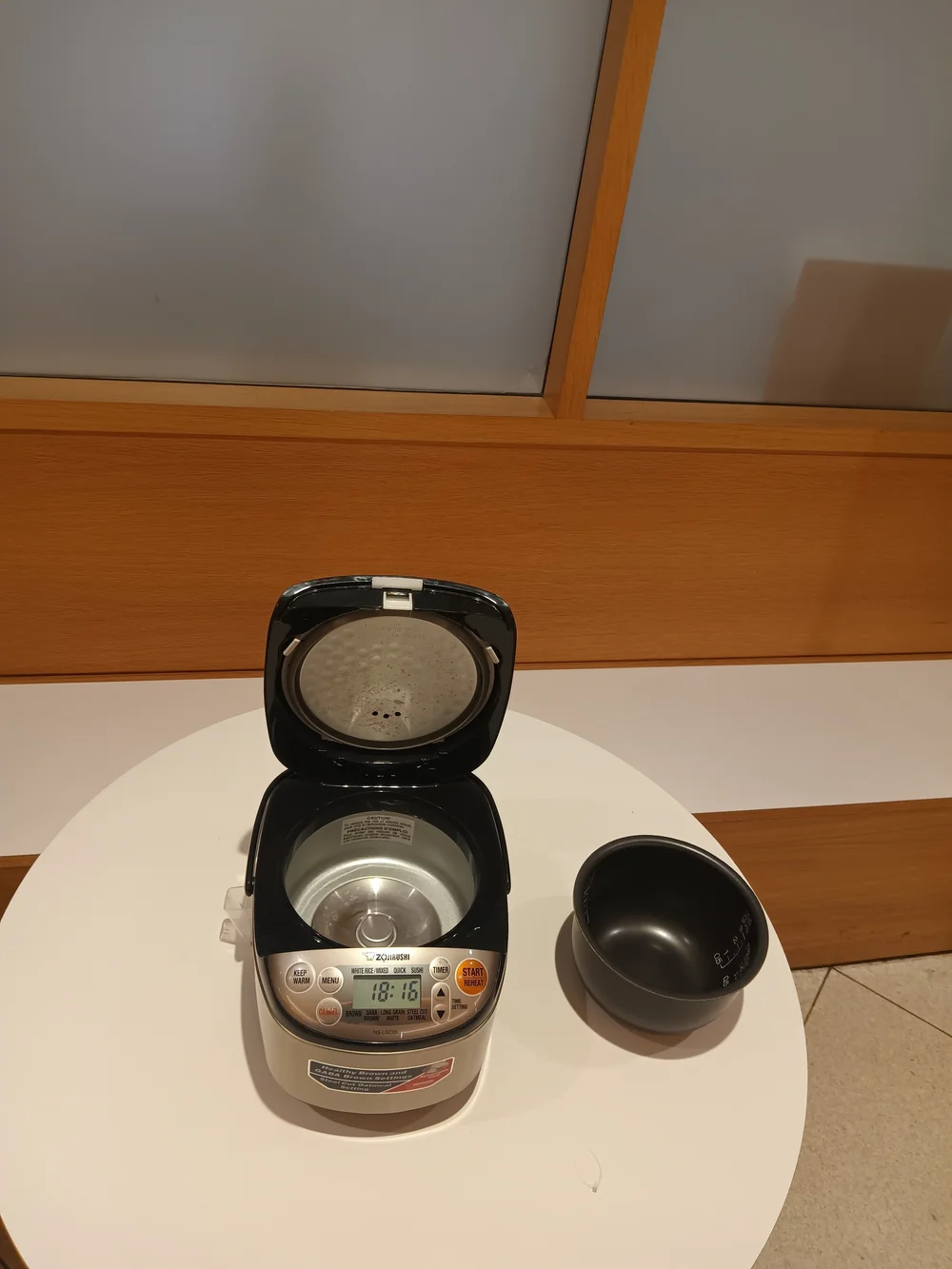 Electric Rice Cooker & Warmer - Stainless Silver